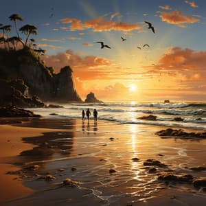 Ritmos De Enfoque: Música Para Aliviar El Estrés En El Borde Del Océano - Siente la naturaleza