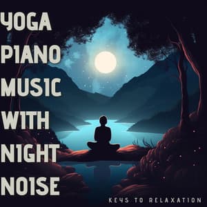Yoga Piano Music with Night Noise - Keys to Relaxation