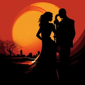 Silhouette Jazz: Smooth Musical Contours - Couch King