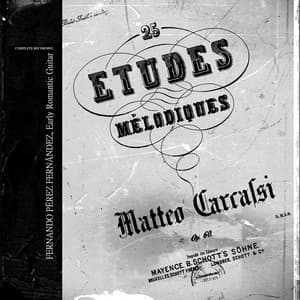 Matteo Carcassi: 25 Etudes Mélodiques - Matteo Carcassi