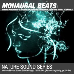Monaural Beats Golden Sine Solfeggio 741 Hz SOL - Binaural Beats