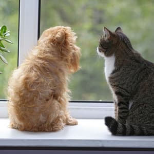 Pet Raindrops: Ethereal Piano's Tranquil Melody - Tranquil Piano