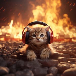Cat Fire: Whiskers Melodies Harmony - Chill Vibes