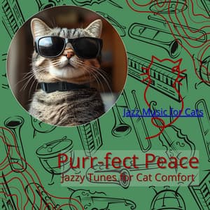 Purr-fect Peace: Jazzy Tunes for Cat Comfort - Jazz Music for Cats