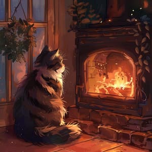 Brasas Silenciosas: Serenidad Del Fuego Para Gatos - Música de gatos