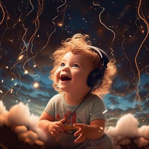 Binaural Thunder: Gentle Baby Echoes - Baby Songs Music