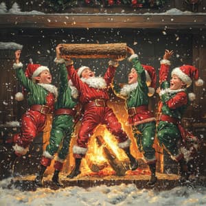 Log Cabin Carols: A Rustic Christmas Album - Christmas Relaxing Music