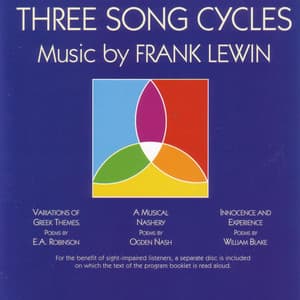 Three Song Cycles - Frank Lewin