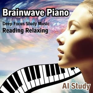 Brainwave Piano: Deep Focus Study Music, Reading Relaxing - AI Study