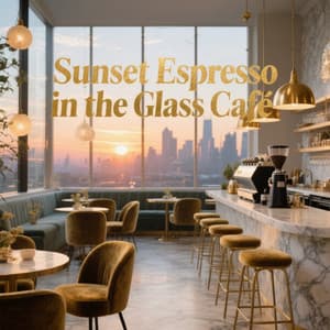 Sunset Espresso in the Glass Café - Bossa Rio