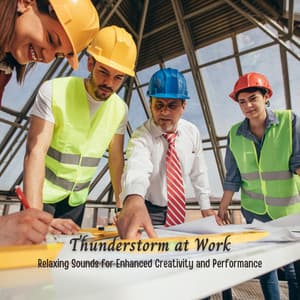 Thunderstorm at Work: Relaxing Sounds for Enhanced Creativity and Performance - Rain and Heavy Thunderstorm Sounds