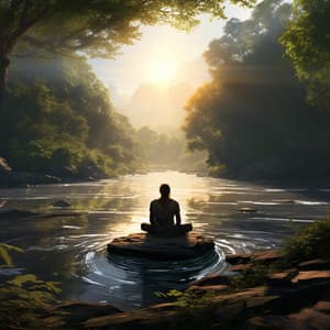 Meditación Junto Al Arroyo: Armonía Fluyente - Los muchachos de enfoque y meditación