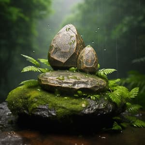 Tranquil Rain Soundscapes: Yoga Bliss in Music - Calm Rain Music