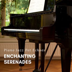 Piano Jazz Pet Echoes: Enchanting Serenades - Background Jazz Coffee Shop