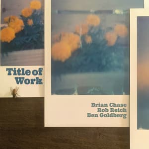 Title of Work - Brian Chase