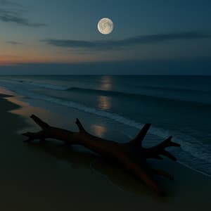 46 Flowing Soundscapes: Driftwood - Ocean Waves For Sleep