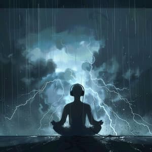Meditation in Thunder: Serene Sounds - Meditation Music Academy