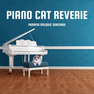 Piano Cat Reverie: Purring Melodic Serenade - Music for Kittens