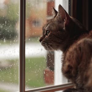 Ambient Waves for Your Cat's Rainy Delight - Skies of Rain