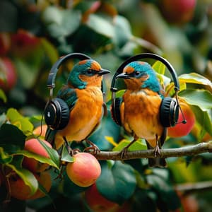 Binaural Feathered Fugue: Birds in Sync - 78 72 Hz - Noise Shapers