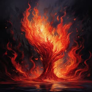 Fiery Rhythms of Nature: Dance of Flames - Music of Nature
