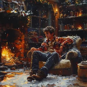 Fuego Para Concentrarse: Melodías Ambientales Cálidas - Señor correcto