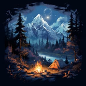 Binaural Renewal through Nature and Fire at Night - Binaural Beats Sleeping Music