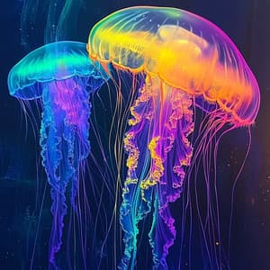 ! ! ! ! ! ! ! ! ! Ocean Magical Jellyfish PerfectMeditation PeacefulOcean - Relaxing Music