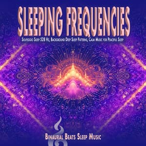 Sleeping Frequencies: Solfeggio Sleep 528 Hz, Background Deep Sleep Patterns, Calm Music for Peaceful Sleep - Binaural Beats Sleep Music