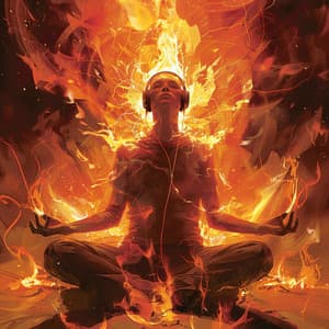 Fire's Heat: Yoga Rhythmic Sounds - Yoga Music for Yoga Class