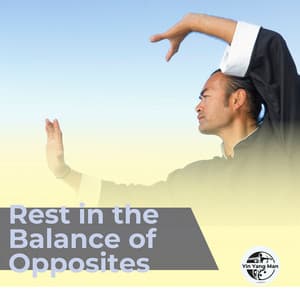 Rest in the Balance of Opposites - Yin Yang Man