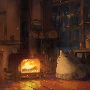 Notas Del Fuego Para Gatos: Armonía Ronroneante - Gato Relajarse