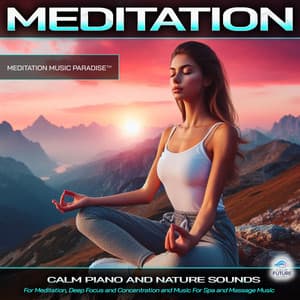 Meditation: Calm Piano Music and Nature Sounds For Meditation, Deep Focus and Concentration and Music For Spa and Massage Music - Meditation Music Paradise