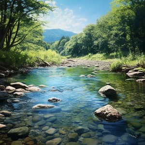 Focused Study Stream: Enhance Concentration with River - Relaxing Study Music
