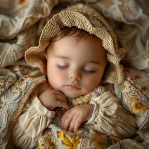 El Bebé Duerme En El Abrazo De Una Canción De Cuna: Serenidad Nocturna - Academia de canciones para bebés