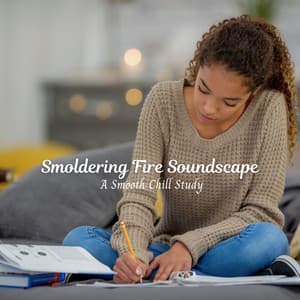 Smoldering Fire Soundscape: A Smooth Chill Study - Fireplace Music