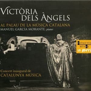 Victoria de los Ángeles al Palau de la Música Catalana. Concert inaugural de Catalunya Música - Victoria de los Ángeles