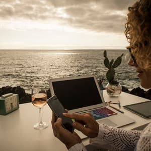 Work by the Sea: Relaxing Music Ocean - Ocean Sounds FX