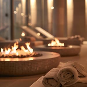 Resplandor Del Fuego: Sonidos Relajantes Para El Spa - Relajante Spa Zen