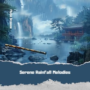 Serene Rainfall Melodies - Flute Breeze