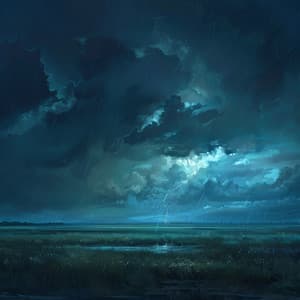 Baby Sleep Binaural Rain with Calming Thunder - Classical Lullabies