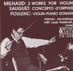 20th Century French Violin Works in Historical Recordings - Louis Kaufman