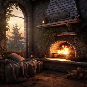 Sueños Melódicos Junto Al Hogar: La Hora De Dormir Del Fuego - Flor de Loto