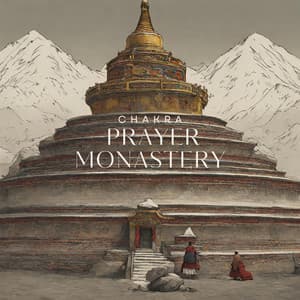 Chakra Prayer Monastery: Monk's Meditation, Himalayan Flute Spiritual Tones, Sacred Space Resonance - Spiritual Meditation Vibes