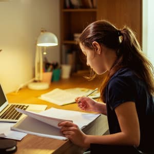 Rainy Quietude with Piano Study Tunes - Rainded