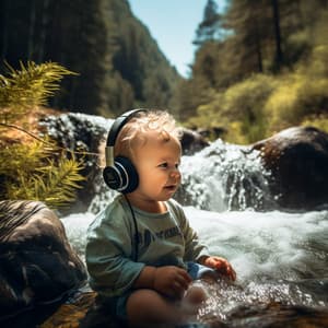 Gentle River Lullabies: Binaural Baby Harmonies - Hertz-Hunters