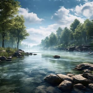 Water's Peaceful Embrace: Soothing Soundscape - Zama Sanctuary