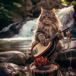 Cats Stream: Waterfall Purr Anthem - The Noise Project