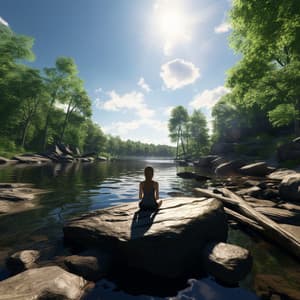 Yoga Con Agua Fluyente: Ritmos Tranquilos Del Río - Paz Interior