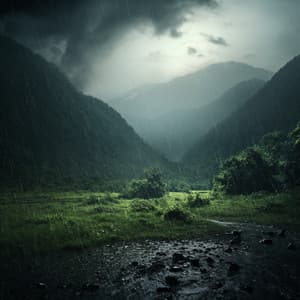 Study with Binaural Rain: Rainy Background for Learning - Deep Theta Binaural Beats